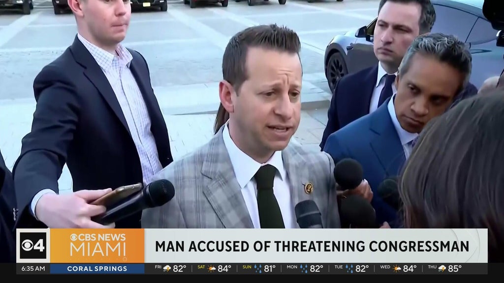 Jared Moskowitz says man arrested after death threat near his home — CBS Miami, Aventura Community news