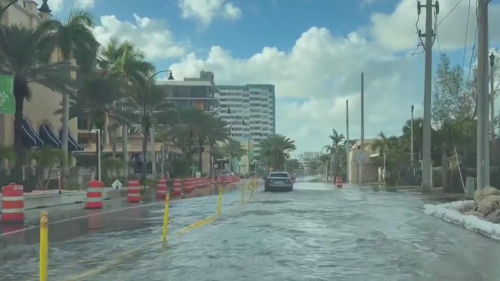 King tide flooding in South Florida has businesses, residents preparing for another onslaught of water — CBS Miami, Aventura Business news