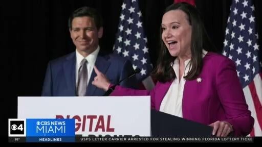 Senator Ashley Moody responds to criticism over her role in Hope Florida scandal — CBS Miami, Aventura Community news