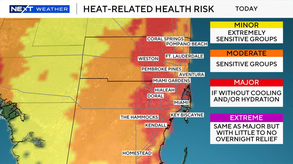 More record-breaking heat possible in South Florida on Friday before rain chances rise this weekend — CBS Miami, Aventura Health news