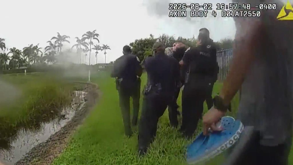 Body cam video shows Homestead police officer credited with saving child with autism from drowning — CBS Miami, Aventura Health news