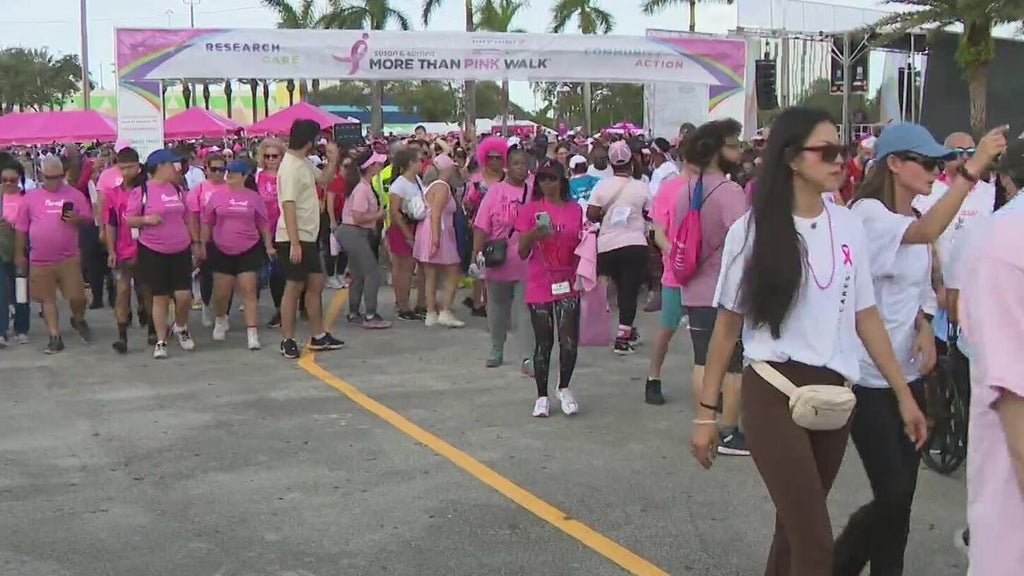 Countdown to Susan G Komen More Than Pink Walk is underway — CBS Miami, Aventura Community news