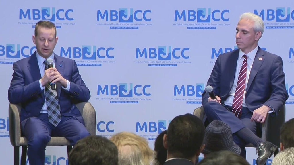 Scott Singer and Jared Moskowitz meet for second congressional forum in Miami Beach — Aventura Community news