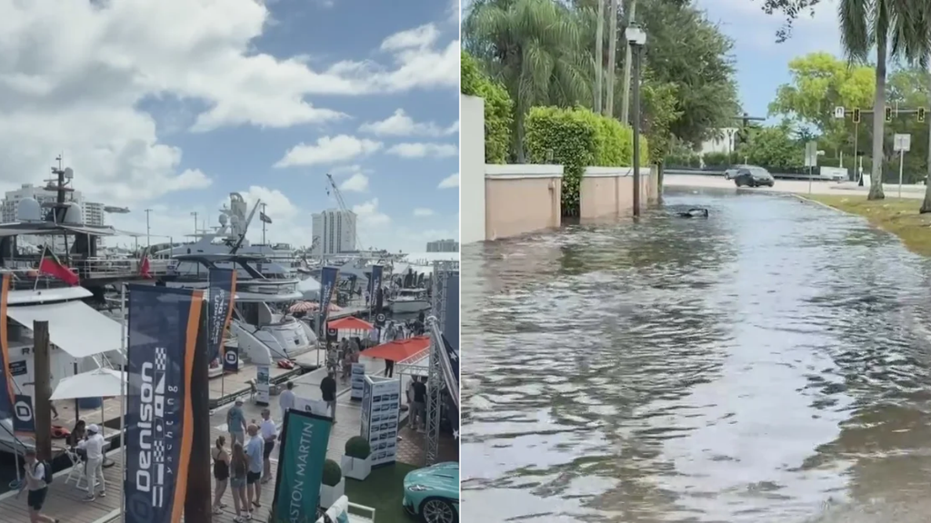 King tide flooding hits fourth day in Fort Lauderdale as boat show opens, snarling traffic — Aventura Schools news