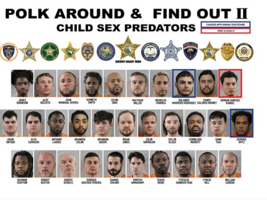 Nearly 300 Arrested In Massive FL Sex Crimes Sting: Polk County Sheriff's Office — Aventura Patch